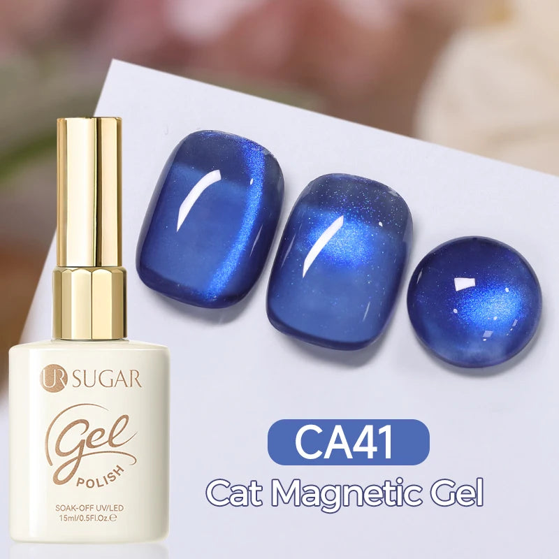 UR SUGAR 15ml Cat Magnetic Gel Nail Polish 30 Colors Semi Permanent Magnetic Gel UV/LED Soak Off Painting Vanrish Design
