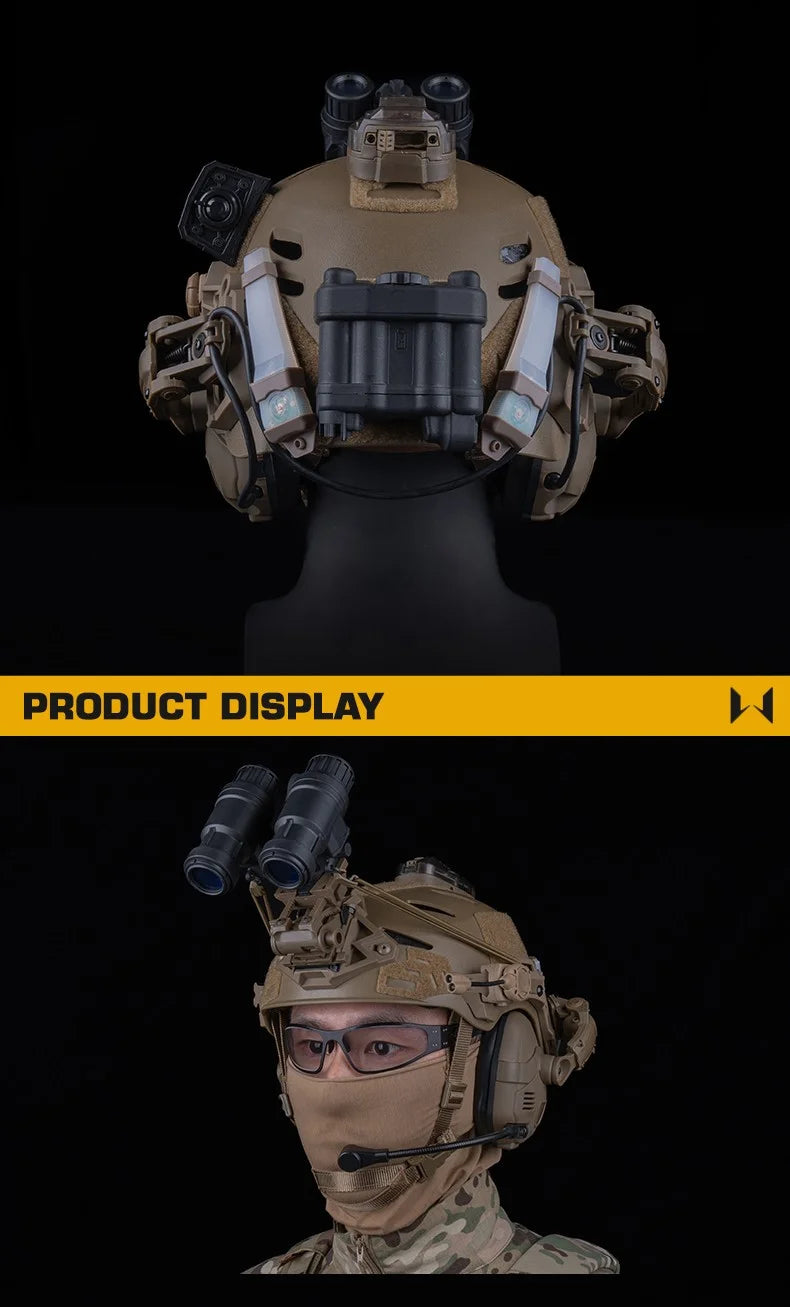 Wendy 3.0 taktik- och träningshjälm, förenklad version för jakt och airsoft