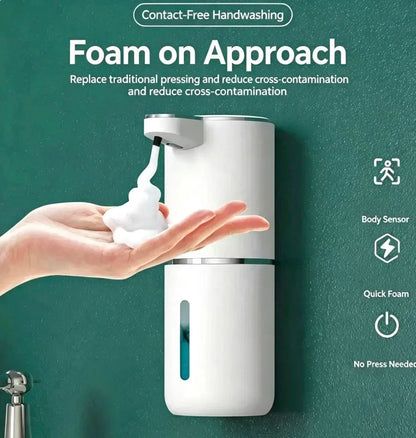 Automatic Liquid/Foma Soap Dispenser, Touchless Electric Dispenser, USB Rechargeable with Infrared Sensor for Bathroom,Kitchen