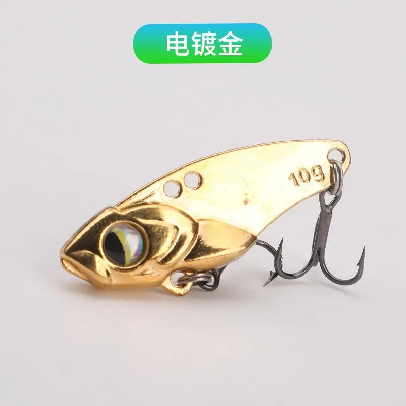 NEW 1PC Metal VIB Fishing Lures 5g 7g 10g 15g Metal Jig Crankbait Wobbler Vibration Baits Pesca Tackle for Trout Bass Pike Perch
