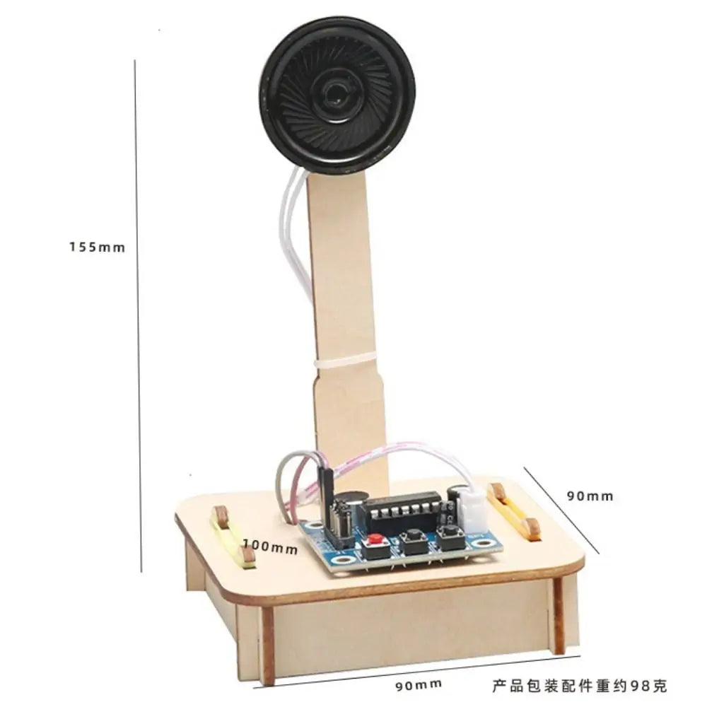 DIY Vetenskapsleksak Trä – Robot & Elektronik Byggsats Kreativt STEM-kit Barn 6–14 År Gootrades 2026