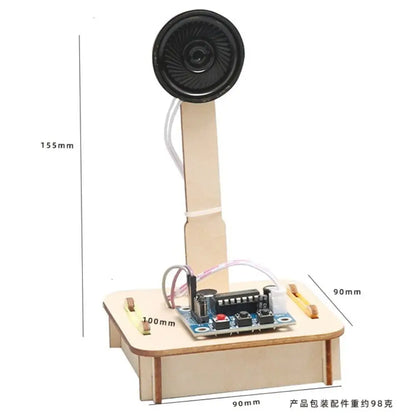 DIY Vetenskapsleksak Trä – Robot & Elektronik Byggsats Kreativt STEM-kit Barn 6–14 År Gootrades 2026