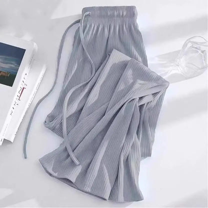 Dam Vida Byxor med Elastisk Midja – Lös Passform i Andningsbart Tyg, 3 Färger, M–XL