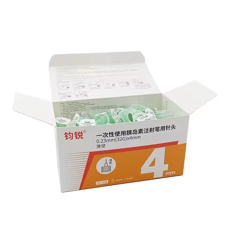 Wholesale Disposable Medical Consumables Sterilization Painless injection pen needle single use 32G 4mm 31G 5mm 31G 6mm 31G 8mm