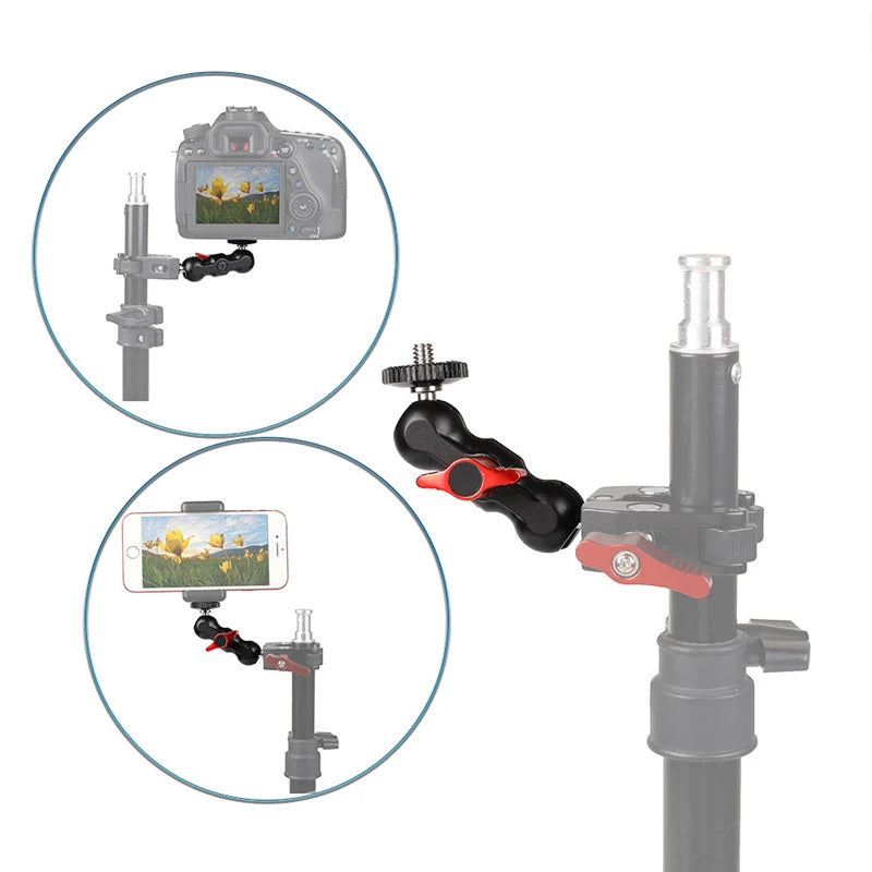 For Insta 360 X5 X4 X3 GO 3S Motorcycle Bicycle Clip Bracket for GoPro 13 12 11 DJI Action 6 Bike Selfie Stick Camera Accessory