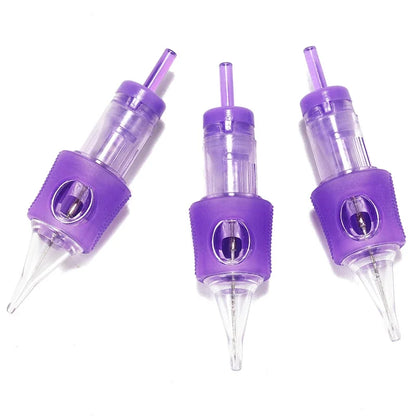 20pcs Professional Universal Tattoo Cartridge Needle Set Round Liner 0.18mm1RL Permanent Makeup Eyebrow Tattoo Machine Supplies
