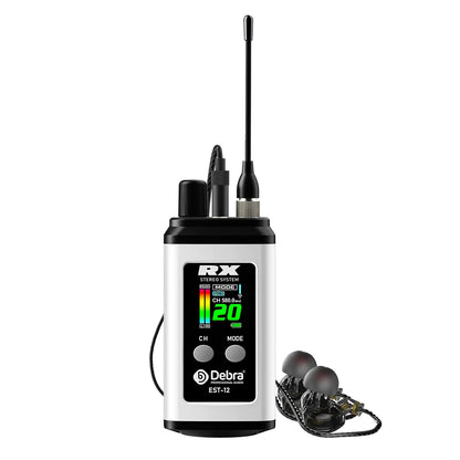 EST-12 trådlöst UHF-system för in-ear-monitorering