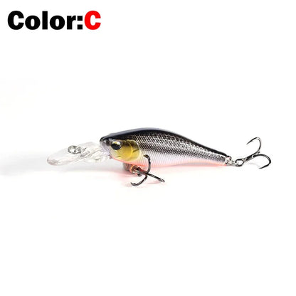 OUTKIT New 1Pcs Sinking Slowly Minnow Fishing Lure 5cm 3.9g Lifelike Swing Small Fish Deep Diving Hard Lures Japan Winter Baits