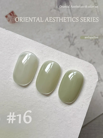 1-30pcs PSK Nude Pink Color Nail Art Ice Transparent Bare Color Nail Enamel 2026 New Net Red Popular White Gel Nail Polish