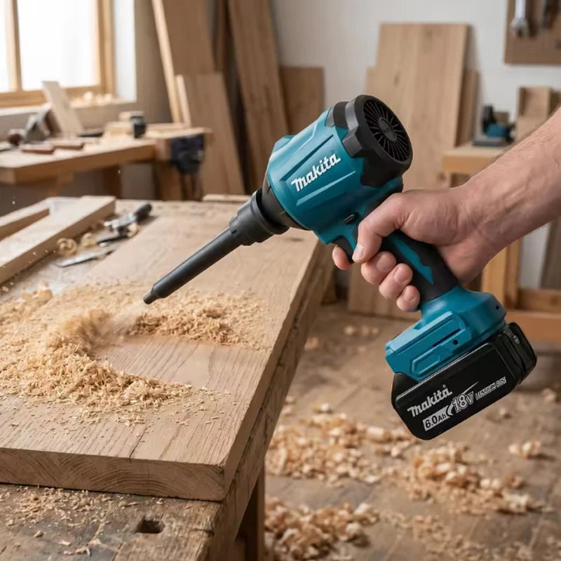 Makita BL1860B 18V 6Ah 6000mAh uppladdningsbart batteri och DAS180 18V blåsmaskin