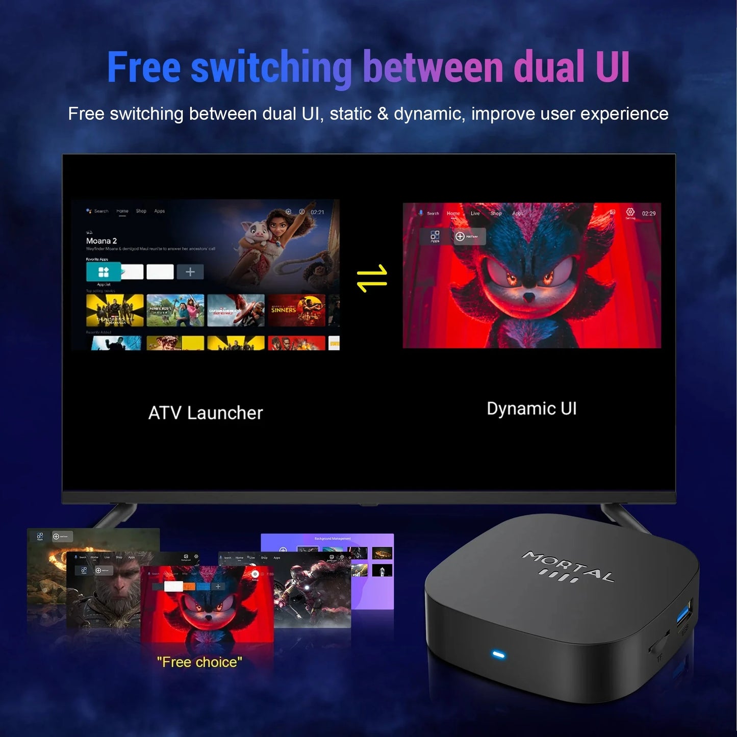 2026 T1+ Android 16 Smart TV Box Rockchip RK3518 WIFI6 BT 5.4 UI Interface 8K HD Media Player Voice Assistant Set Top Box IPTV