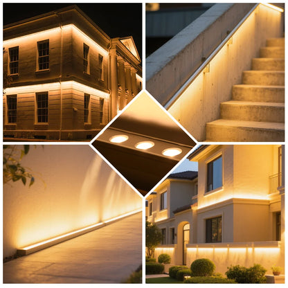 Outdoor Waterproof Wall Lamp Modern Wall Washer LED Lamp Warm White Aluminum IP65 220V Hotel Canteen Balcony Exhibition Light