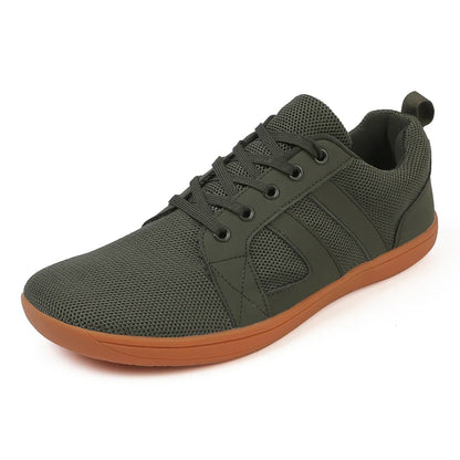Men Barefoot Walking Wide Toe Box Zero Drop Minimalist Sneakers Non Slip Comfortable Walking Shoes Breathable Running Shoes