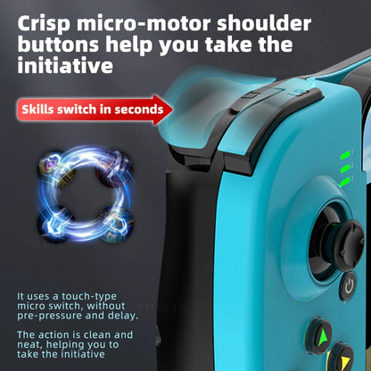 D3 Mobile Gamepad Wireless Game Controller for Cell Phone for iphone/Samsung/Android/Switch Stretching Joystick with Turbo Macro