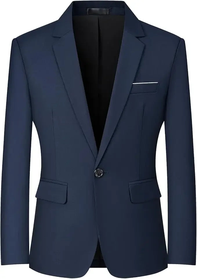 ZHUOLIN Herrkavaj Slim Fit – Sträcktyg Formell Bröllop Kontor Sport Marinblå Grå Svart Vinröd EU S–3XL