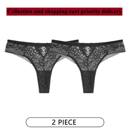 CINOON 2-pack Spetsstring – Låg midja