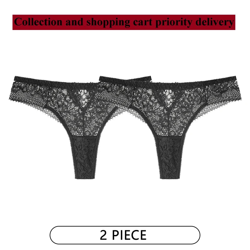 CINOON 2-pack Spetsstring – Låg midja