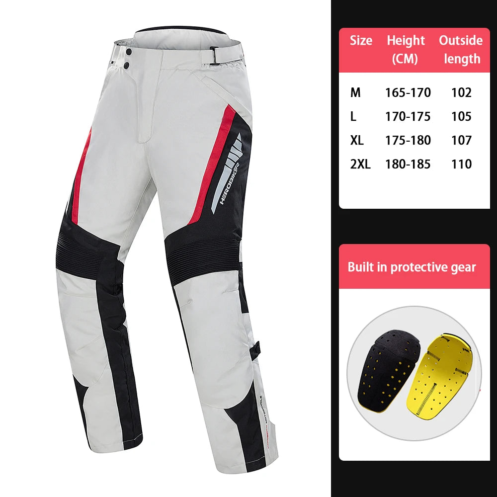 Men's Motorcycle Jackets Anti-fall Wear-resistant Motorbike Jacket With 5pcs Protector Motocross Racing Clothing Protection