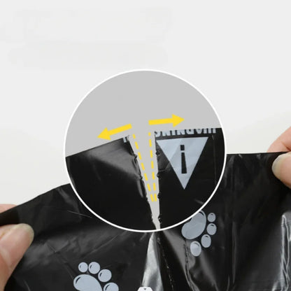 150/10 Rolls Pet Garbage Bag, Thickened, Convenient Use, Polypropylene, for Animal Waste, Cat, Dog Cleaning Supplies