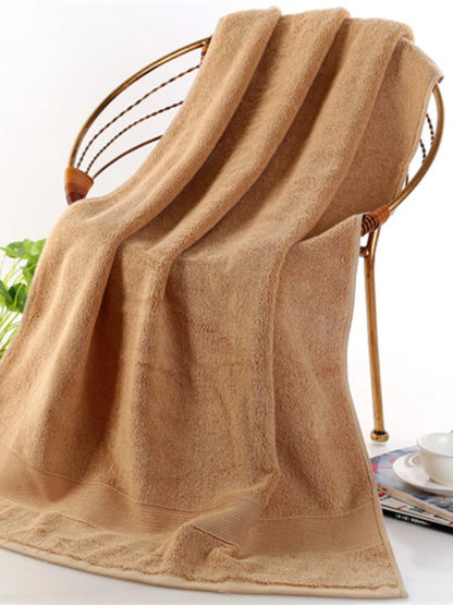 100% Pure Cotton Towel, High-Quality Bath Towel, 5-Star Hotel Thick Beach Towel, Softer 70x140cm Thick Bath Towel
