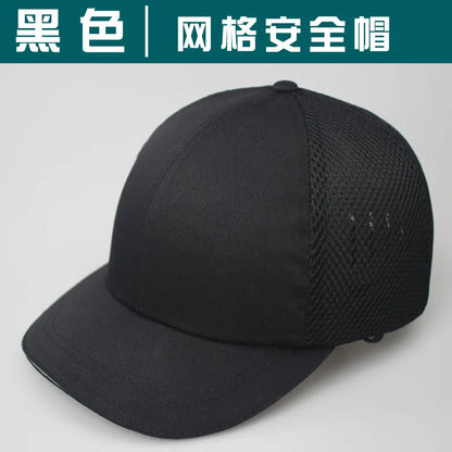 Bump Hat for Safety Baseball Cap Style Hard Hats for Adult Men Women Breathable Lightweight for Head Protection Short Brim