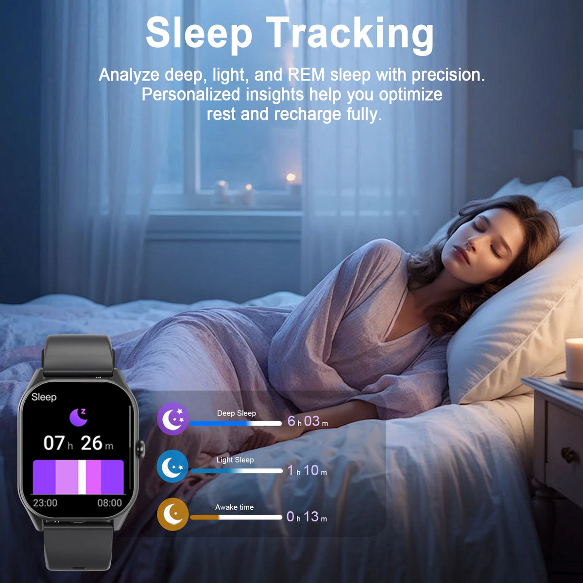 GAWSUG New Ultra thin Wireless Call SmartWatch Women Watches Men Sports Fitness Tracker Heart Rate Smartwatches For Android IOS