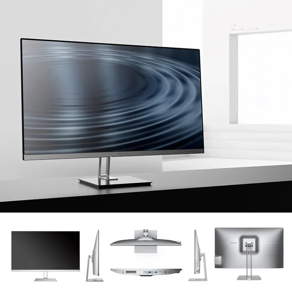 Design All In One Desktop Computer PC AIO Touch PC Core I3 I5 I7 Processor Gamer Computer Desktop All-In-One PC UPS Battery PC