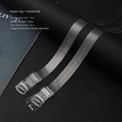 Good Load Bearing Transparent Bra Straps Detachable Anti Slip Underwear Strap Invisible Adjustable Shoulder Strap Evening Dress