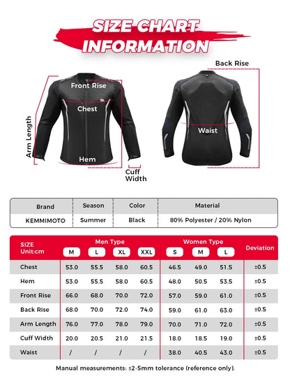 Motorcycle Riding Jacket Summer Breathable Men Women with 7Pcs Set CE Protective Gear Soft Mesh Body Protector Moto  Equipment