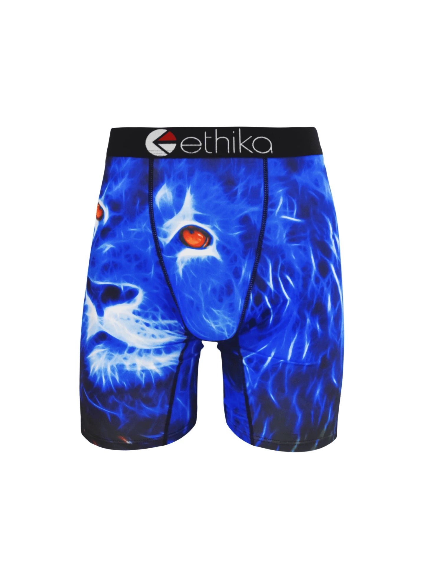 ETHIKA Herrboxers – Andningsbar Mesh-kil, Tryckta Mönster, Plus Size S–3XL