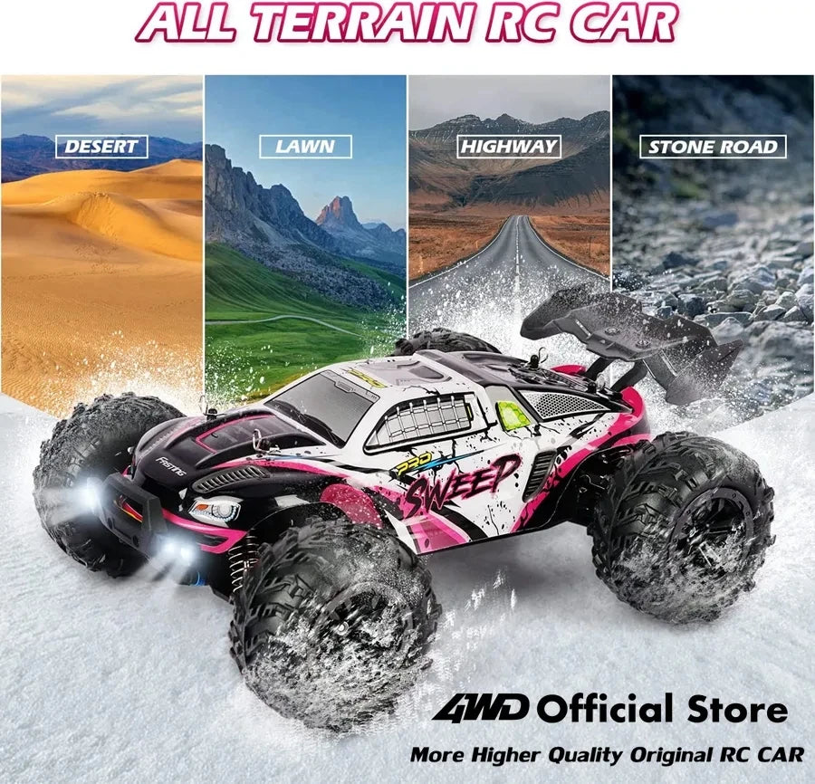 4WD radiostyrd bil i skala 1:16 med 4 kanaler