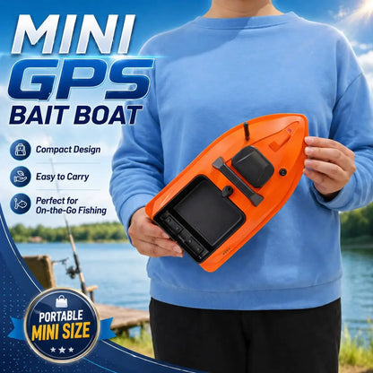 MBLN GPS RC Baitbåt – 500m Räckvidd, 1,5kg Hink, GPS-navigering & Autohåll