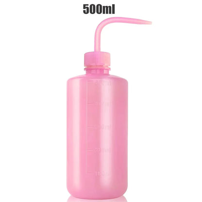 Tattoo Wash Bottle Safety Bottles Watering Tools Plastic Squeeze Bottle with Scale Labels for Succulent Cleaning Washing Tattoo