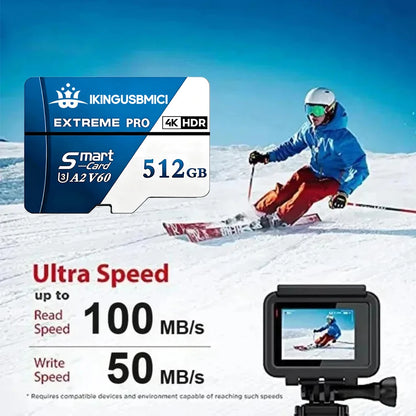 EVO PLUS Pro 512GB Endurance 256GB A2 U3 4K Micro SD 128GB Micro SD Card SD/TF Flash Card U3 A2 64GB 512GB Memory Card