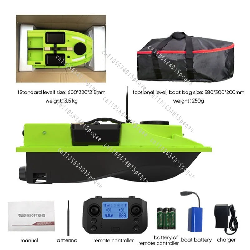 Intelligent remote control nesting boat 500 meters GPS automatic return 99 fixed-point fishing bait tug boat