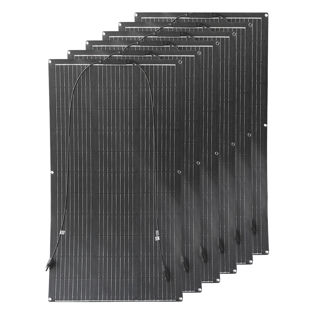 ETFE Solar Panel 18v 100w 200w 300w 400w Flexible Durable Waterproof Monocrystalline Solar Cell Solar Battery Charger