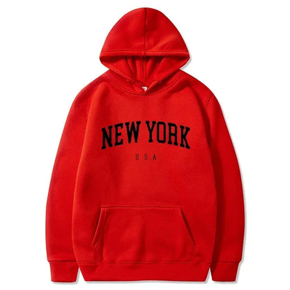 Letter Printed Hoodies Men Women Fashion Graphic Sweatshirts Casual Harajuku Pullover Sportswear