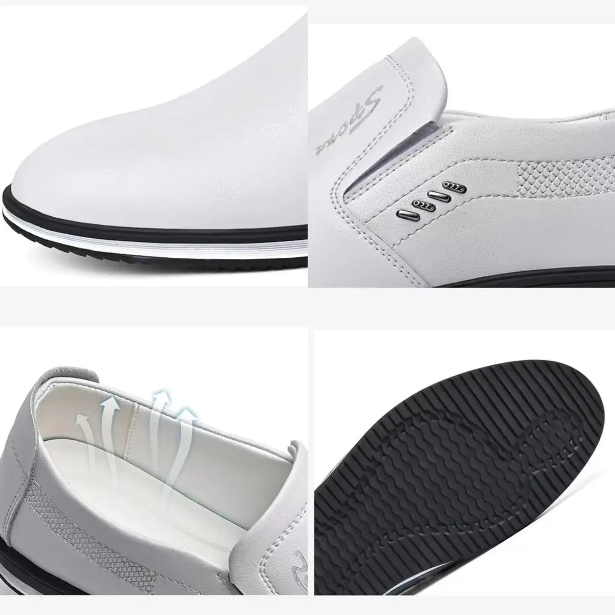 Lädermokasiner Herr – Eleganta Loafers för Körning och Formella Tillfällen