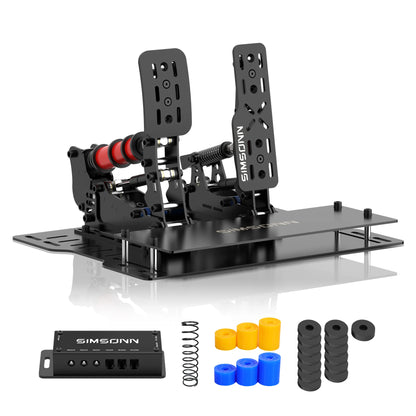 SIMSONN Plus X Sim Racing Simulator Pedal PC Simracing Pedals Support VAM Series Vibration Motor Driving Game Accessories