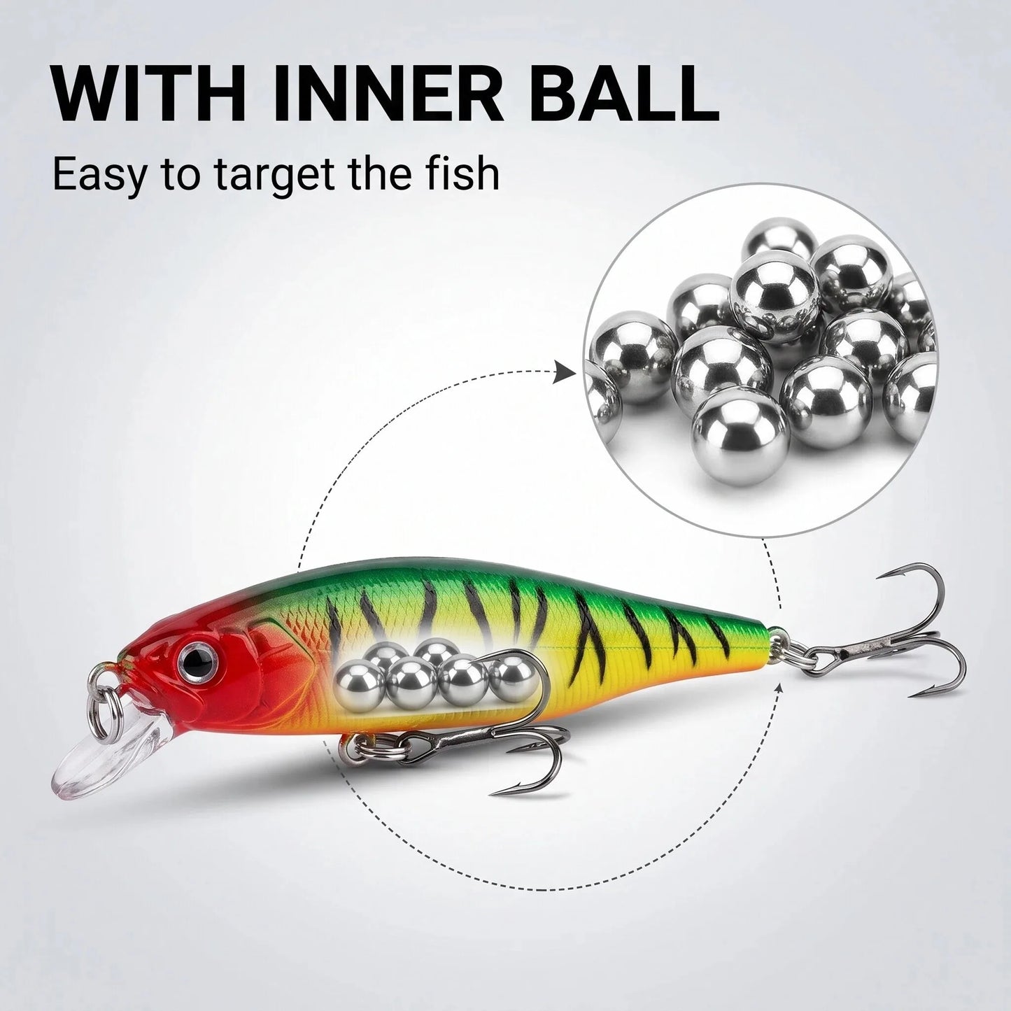 20PCS/Set Long Short Lip Minnow Lures Kit Crankbait Wobbler Bionic Bait for Pike Bass Sea Trout Freshwater Saltwater Pesca
