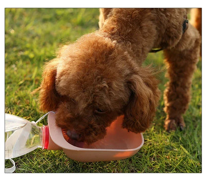 Water Bottle Attachment for Dogs Cats Dog Travel Water Bottle Portable Pet Dog Water Bottle Drinking Water Feeder Pet Supplies