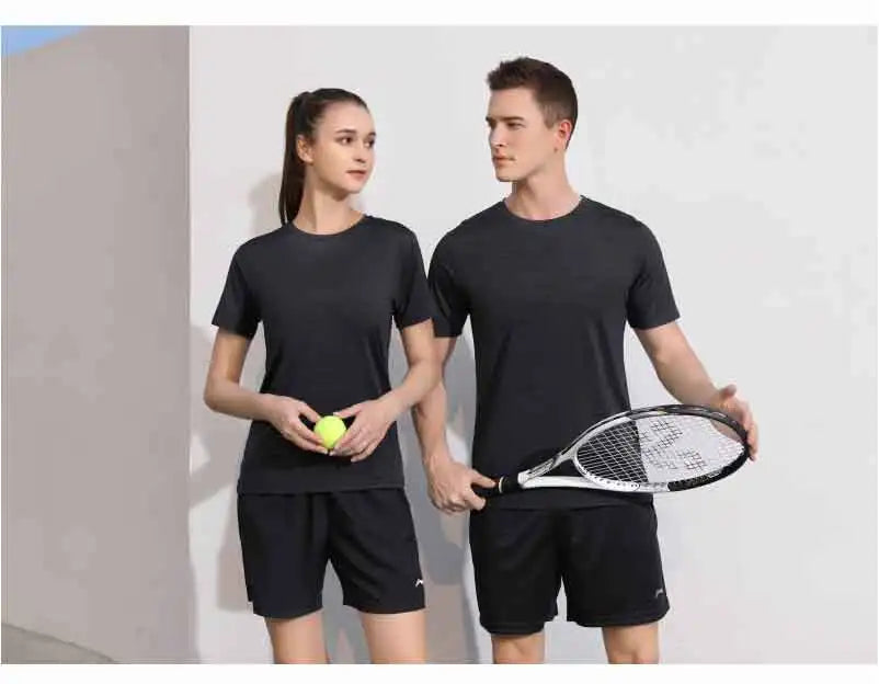 Herr Sport T-Shirt 2026 – Anpassningsbar Logotryck Brodyr Elastisk Quick Dry 9 Färger Asian S–4XL