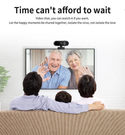 4K 2K Autofoucs Microphone Webcam 30fps Full HD for Gamer Live Video Calling Online Meeting Driver Free USB Plug Privacy Cover