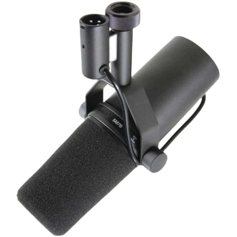 SM7B Dynamic Podcast Microphone with Anti Shock Bracket, Suitable for Live Vocal Recording, Performance, and Studio Use SM7DB