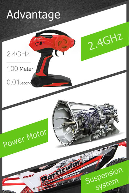 1:12 4WD RC Bil 2.4G Radiostyrd Terrängbil