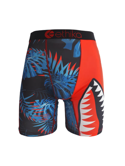 ETHIKA Herrboxers – Andningsbar Mesh-kil, Tryckta Mönster, Plus Size S–3XL