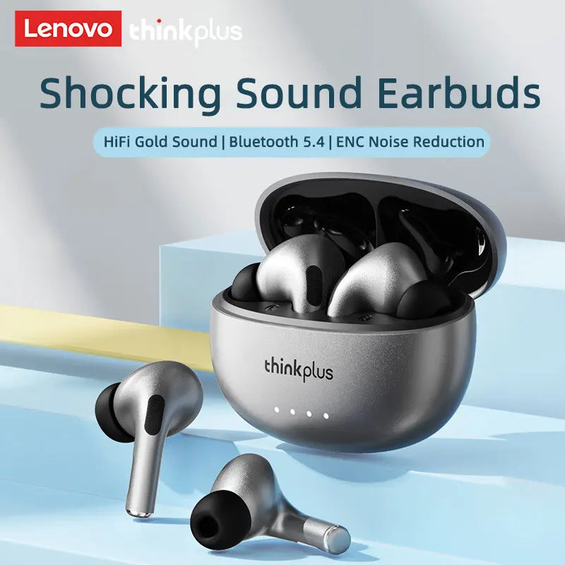 Lenovo LP5 PRO Wireless Bluetooth 5.4 Earphones TWS HiFi Sound Gaming Earbuds Sport Headset Long Standby Touch Contol with Mic