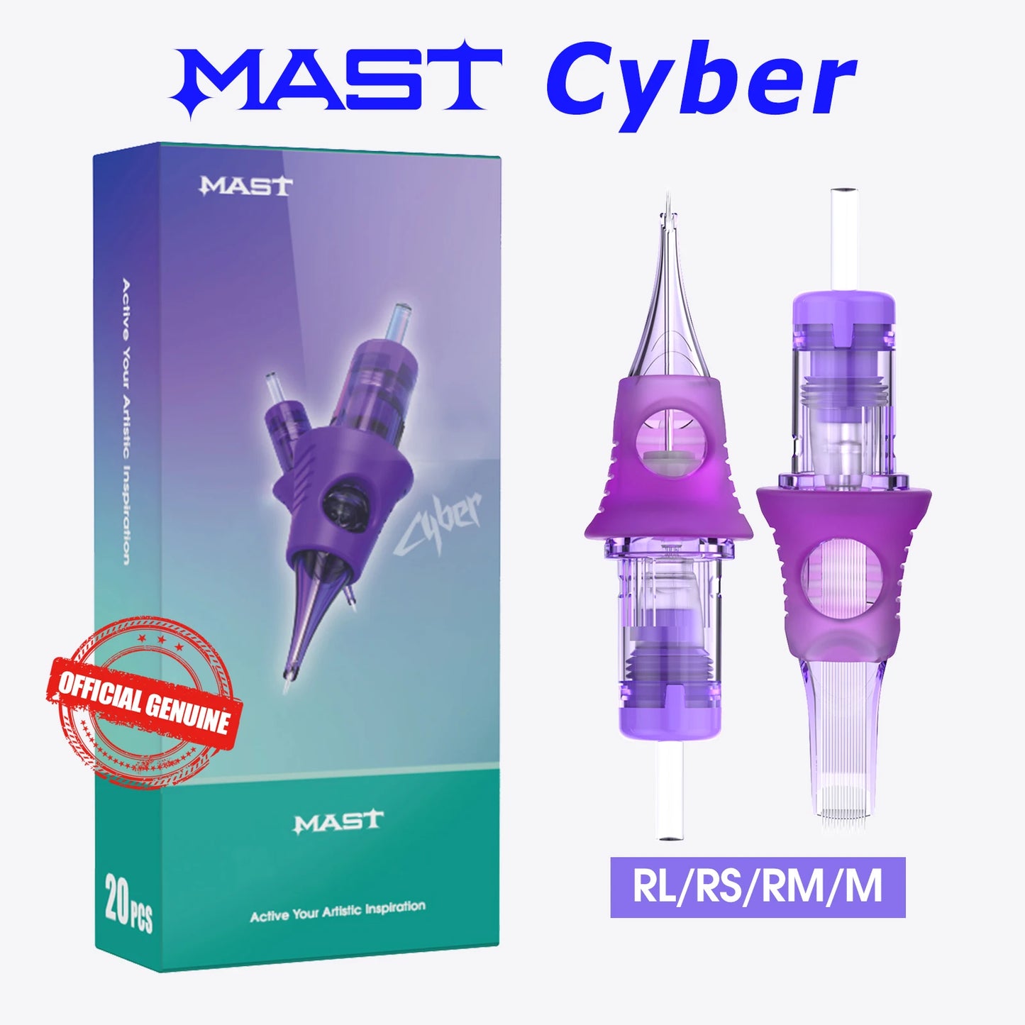 Mast Cyber Tattoo Cartridge Needles Disposable Permanent Makeup PMU SMP Shader Round Liner Micro-blade Accessories for Machine