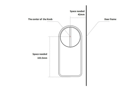 CDOK A1Pro Tuya Bluetooth Smart Lock Is Installed on the Traditional Door Lock Manual Knob to Achieve Smart Unlocking