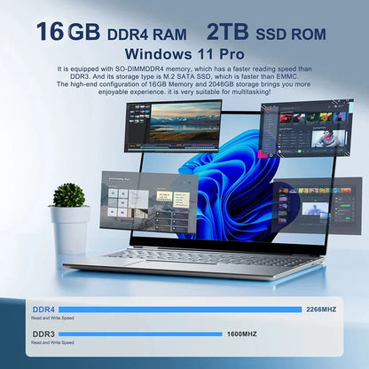 14,1" Laptop Intel Core i9-10980HK / N150 16GB LPDDR4 Upp till 2TB SSD – Win 11 Pro FHD IPS WiFi 6 Bluetooth 5000mAh Kamera CE